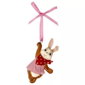 Goebel - húsvéti mini nyuszi rózsaszín 7,5 cm