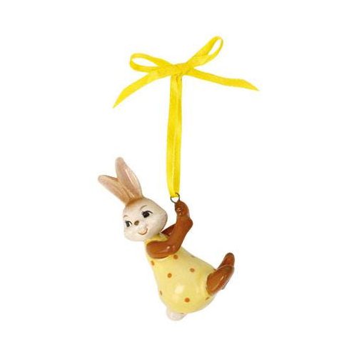 Goebel - húsvéti mini nyuszi sárga 7 cm