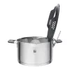 ZWILLING Simplify | edénykészlet 4 darabos | kerek | rozsdamentes acél | kőszürke