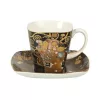 Gustav Klimt - Fulfilment csésze + alj csontporcelán 0,1l
