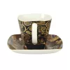 Gustav Klimt - Fulfilment csésze + alj csontporcelán 0,1l