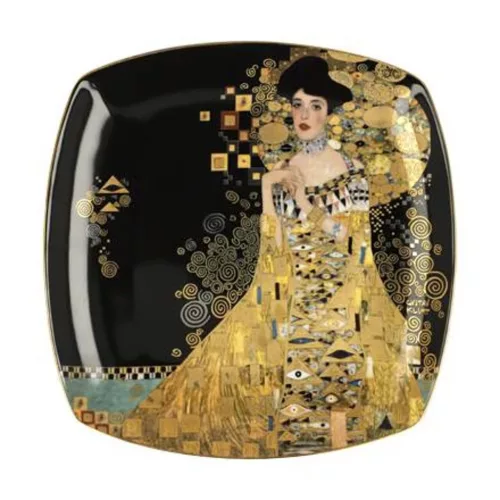 Gustav Klimt - Adele Bloch-Bauer tányér csontporcelán 