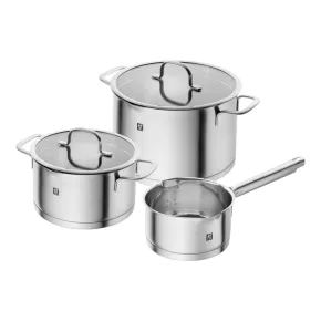   ZWILLING TrueFlow | edénykészlet 3 darabos | kerek | rozsdamentes acél