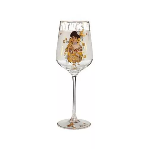 Gustav Klimt - Adele Bloch-Bauer borospohár üveg  0,45l