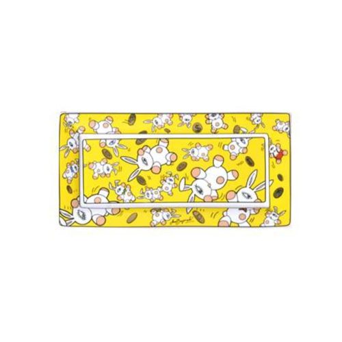 Bergonzoli Magic Bunny Gold tál csontporcelán 