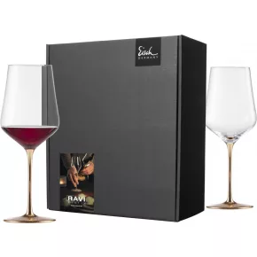   Eisch RAVI GOLD 2 db Bordeaux pohár díszdobozban  6,2dl 253 mm