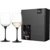 Eisch KAYA BLACK 2 db fehérboros pohár díszdobozban  4,2dl 219 mm