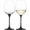 Eisch KAYA BLACK 2 db fehérboros pohár díszdobozban  4,2dl 219 mm