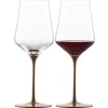 Eisch KAYA 2 db vörösboros pohár díszdobozban  4,9dl 239 mm