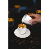 Eisch COSMO PURE WHITE Affogato al oro kávéscsésze kiöntővel díszhengerben 1dl 65 mm