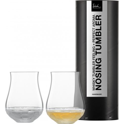 Eisch HAMILTON 2 db Whisky Nosing pohár díszhengerben 3,5dl 114 mm