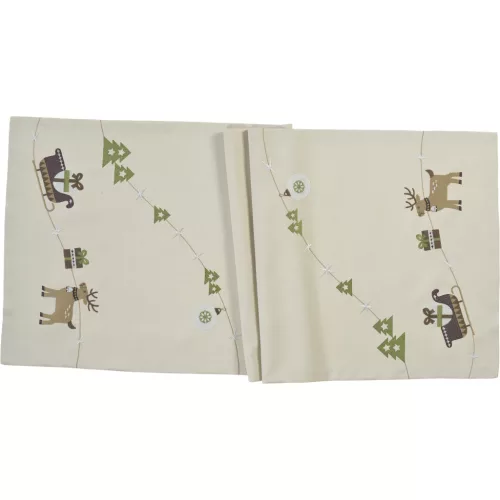 Sander Deer Loft asztali futó 50x150 cm homokszín