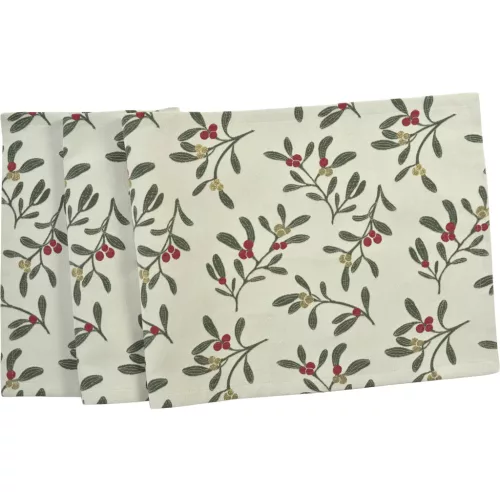 Sander Mistletoe asztali futó 50x138 cm zöld-piros