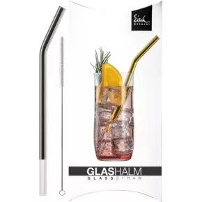   Eisch Gentleman szívószál platina, tisztító kefével, kifutó termék