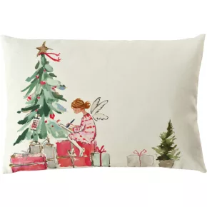 Sander Xmas Shopping párna belsővel 35x50 cm színes