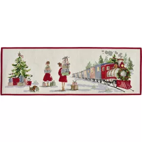 Sander Xmas Express asztali futó 32x96 cm színes