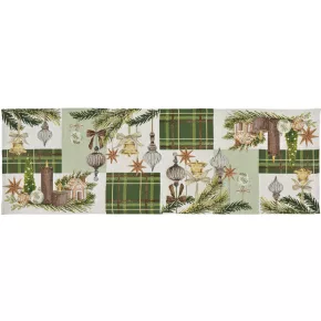 Sander Xmas Decor Patch asztali futó 32x96 cm színes