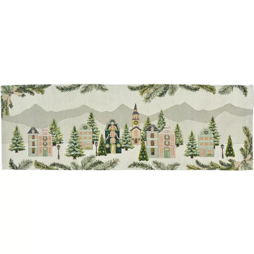 Sander Xmas Valley asztali futó 32x96 cm színes