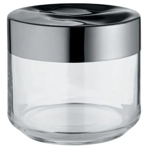 Alessi Julietta üveg tárolóedény, 10,5x9,3 cm, 0,5 l