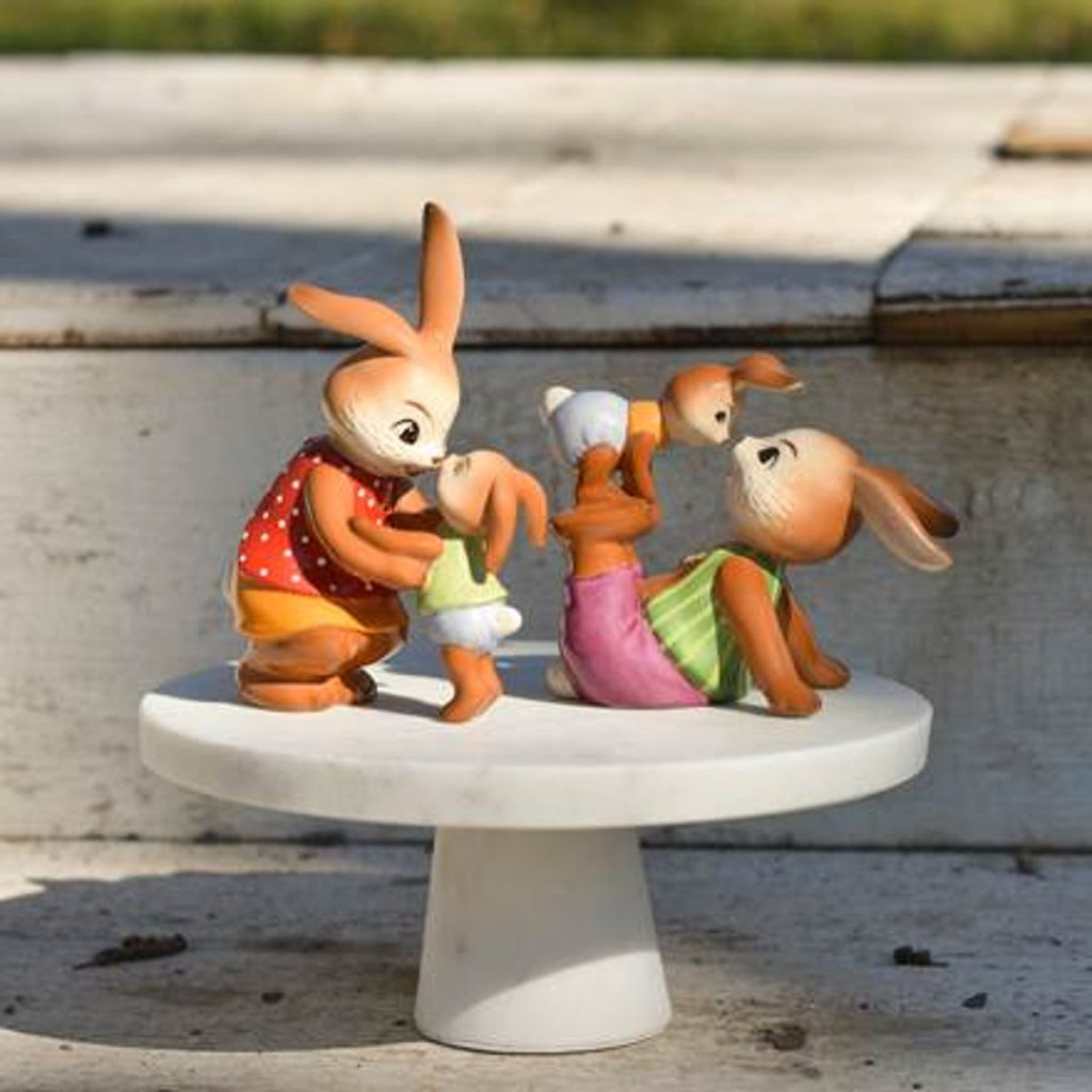 Rabbit Family "Precious Darling" figura kerámia 12 cm